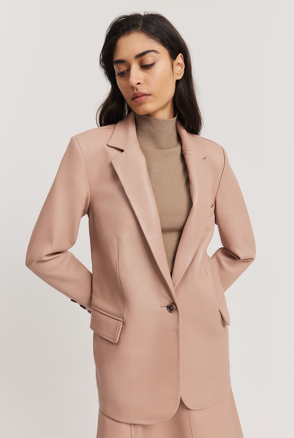 Leather Blazer