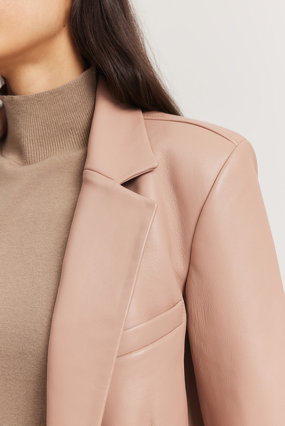 Leather Blazer