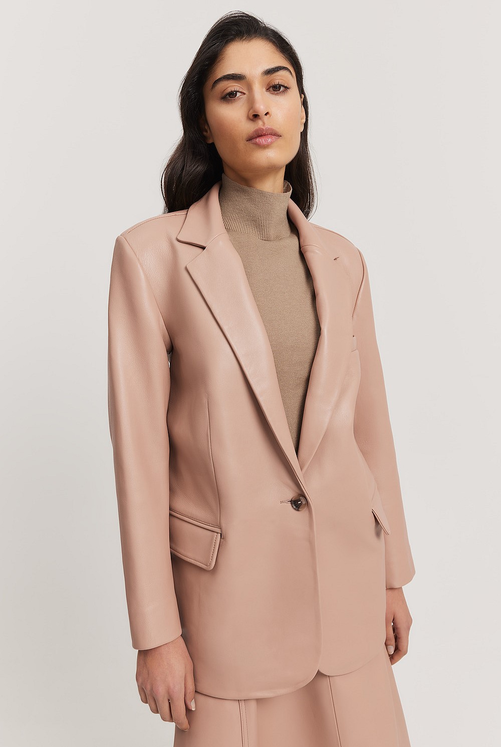 Leather Blazer