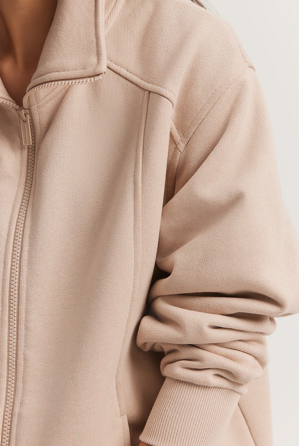 Towards Circularity - Recycled Cotton Zip-Through Sweat