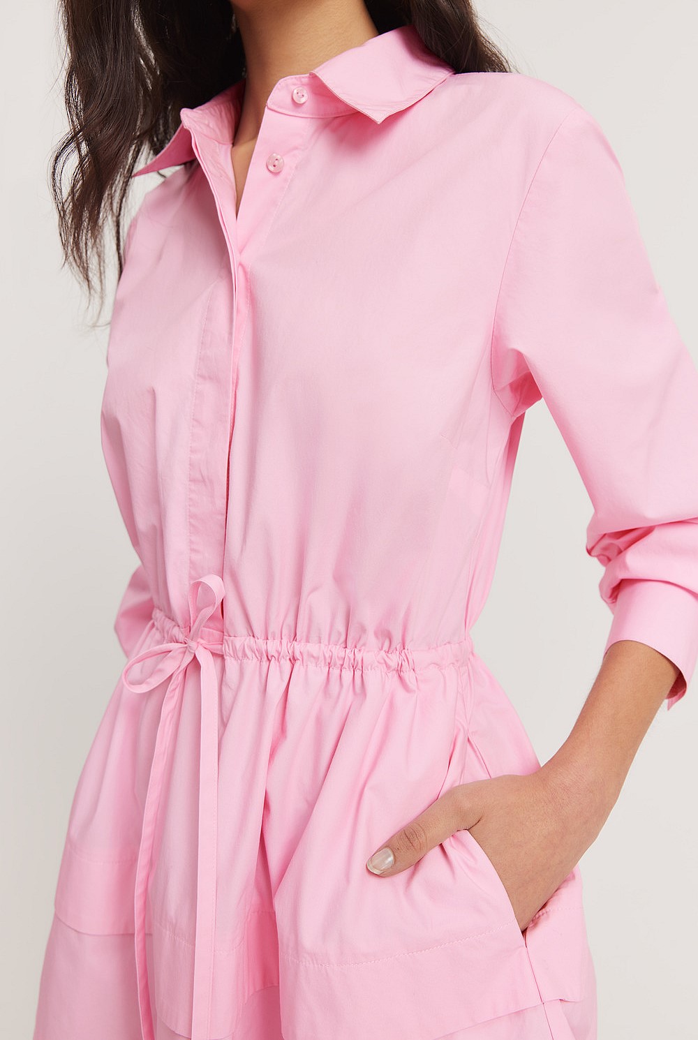 Tiered Shirt Dress