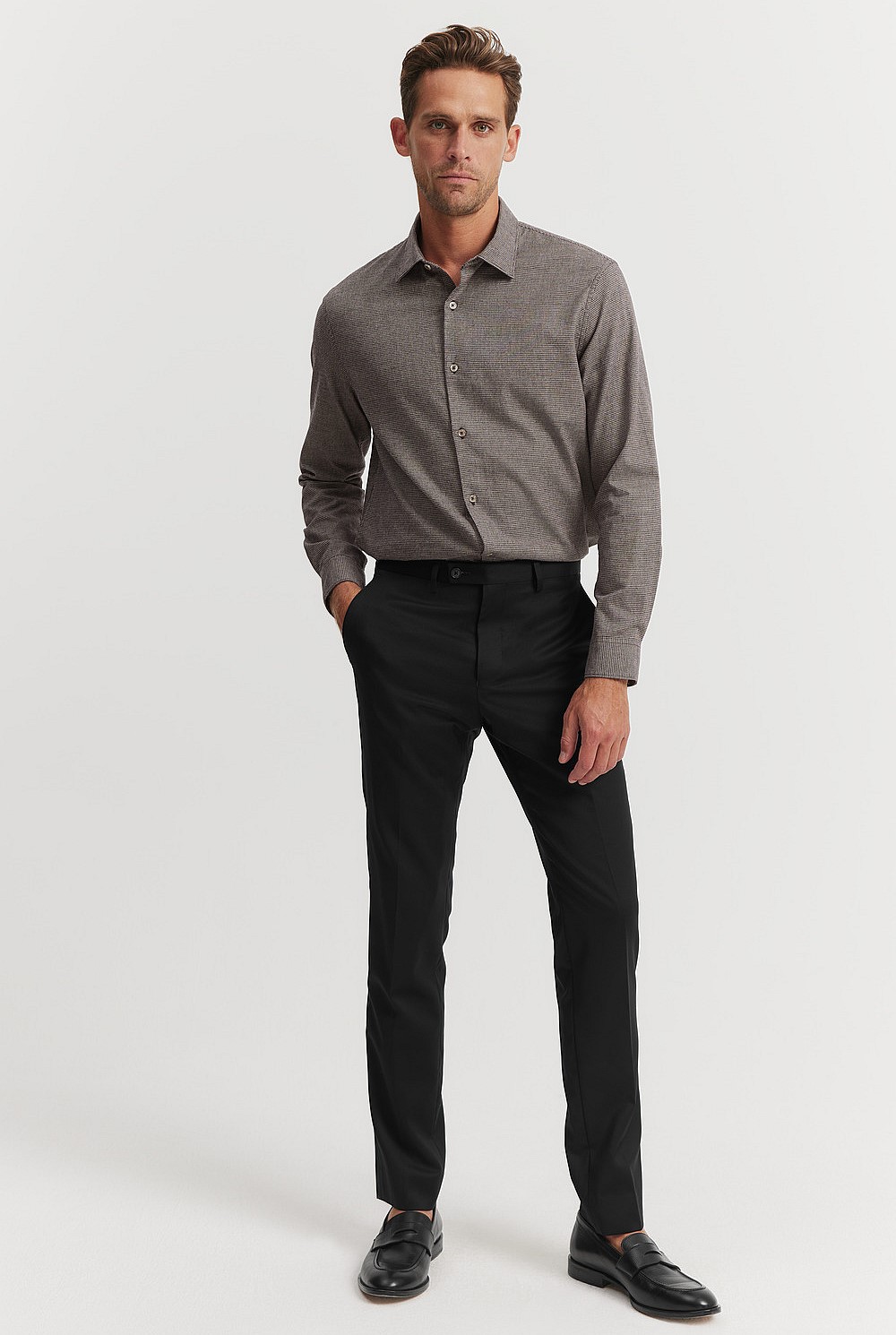 Tailored Fit Puppytooth Shirt