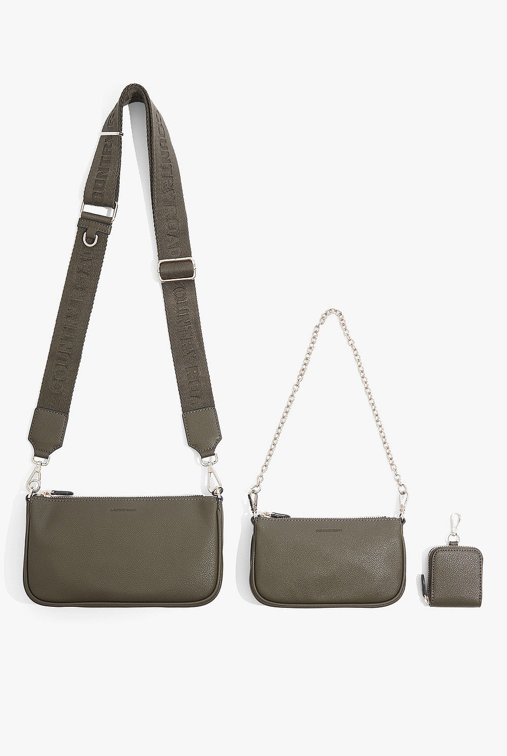 Double Pouch Crossbody Bag