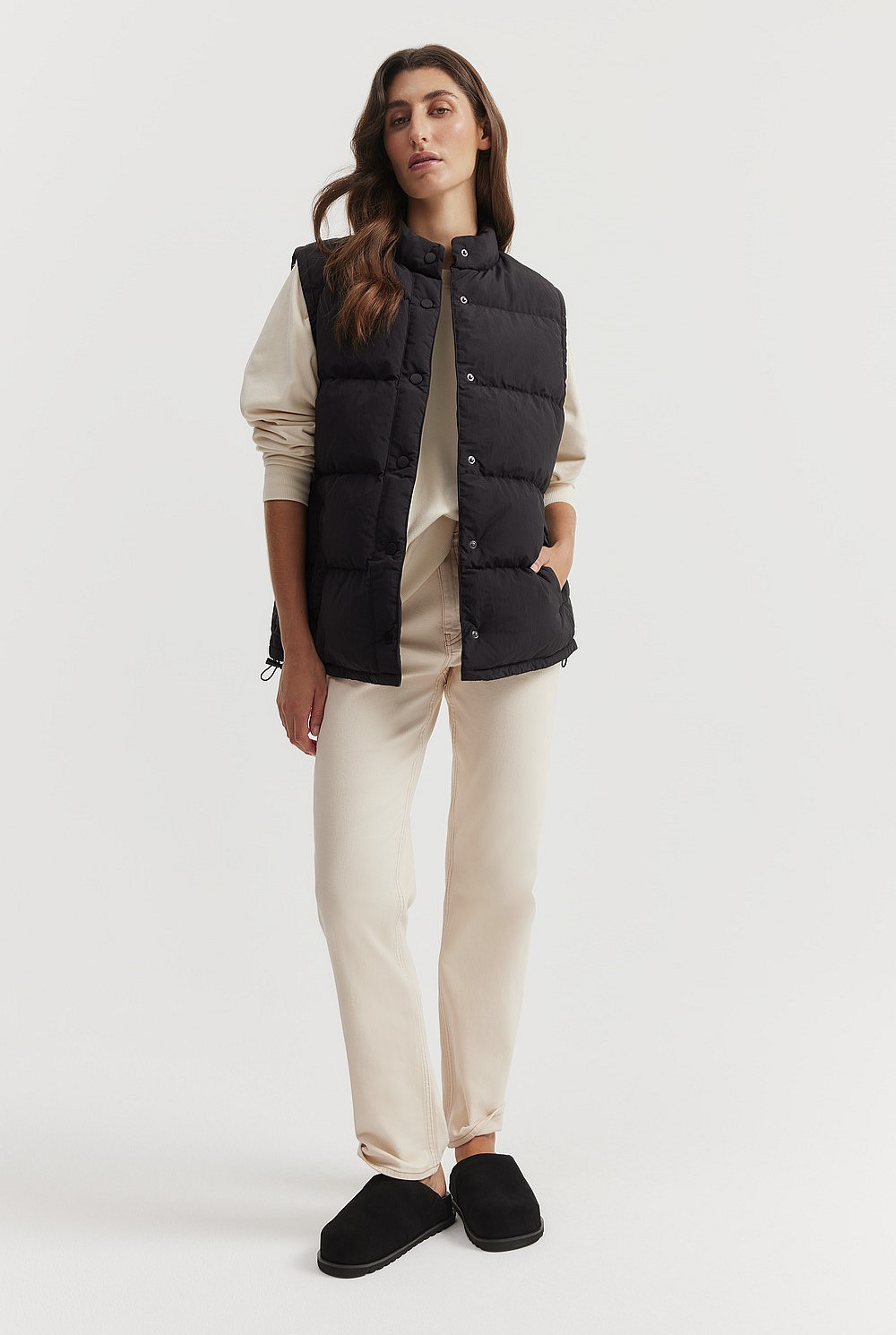 Relaxed Recycled Puffer Vest