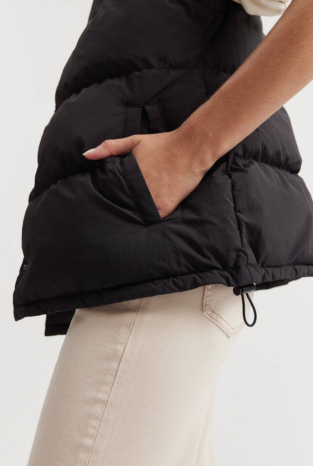 Relaxed Recycled Puffer Vest