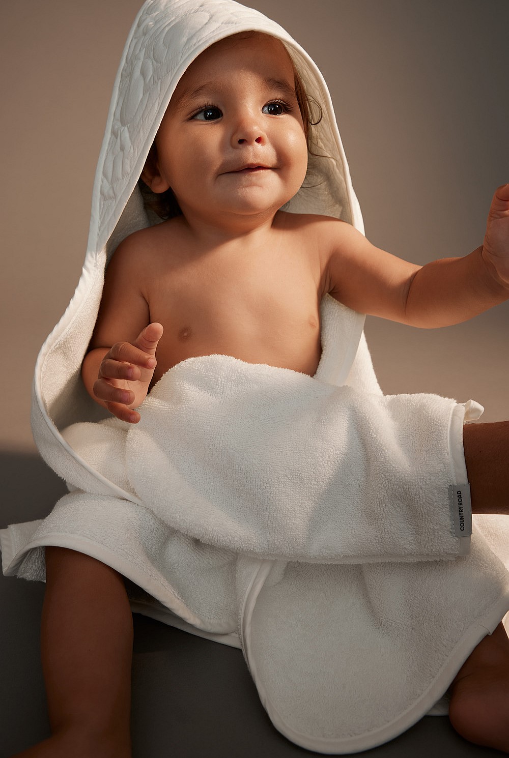 Organically Grown Cotton Logo Bath Set