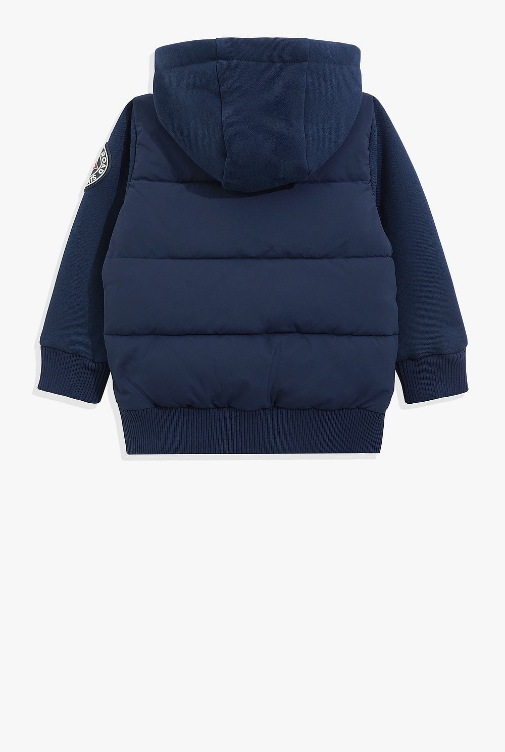 Recycled Nylon Puffer Sweat Jacket