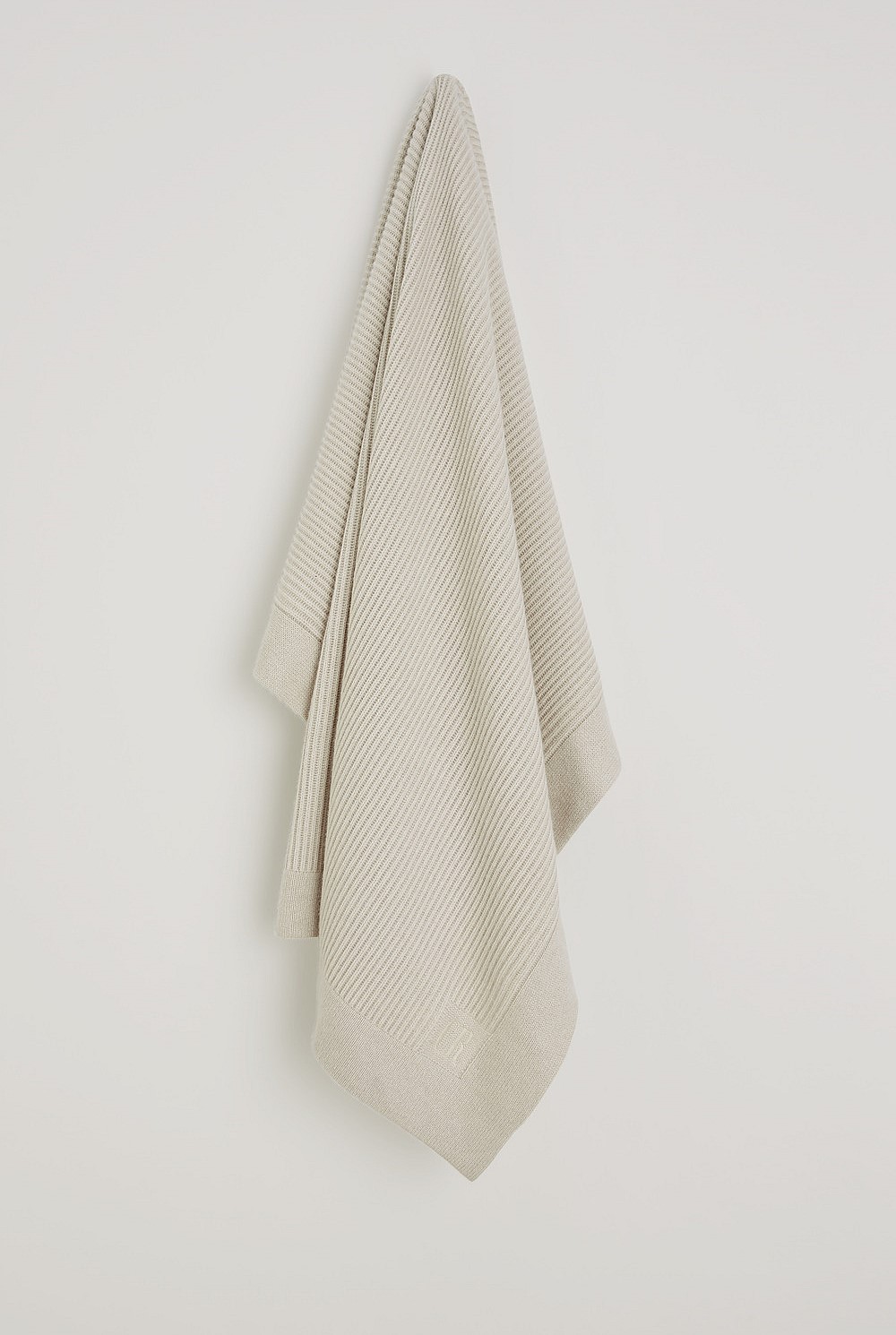 Cashmere Rib Throw