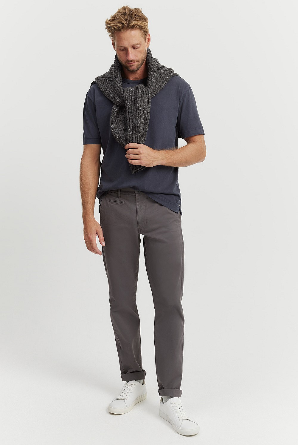 Verified Australian Cotton Standard Fit Stretch Chino