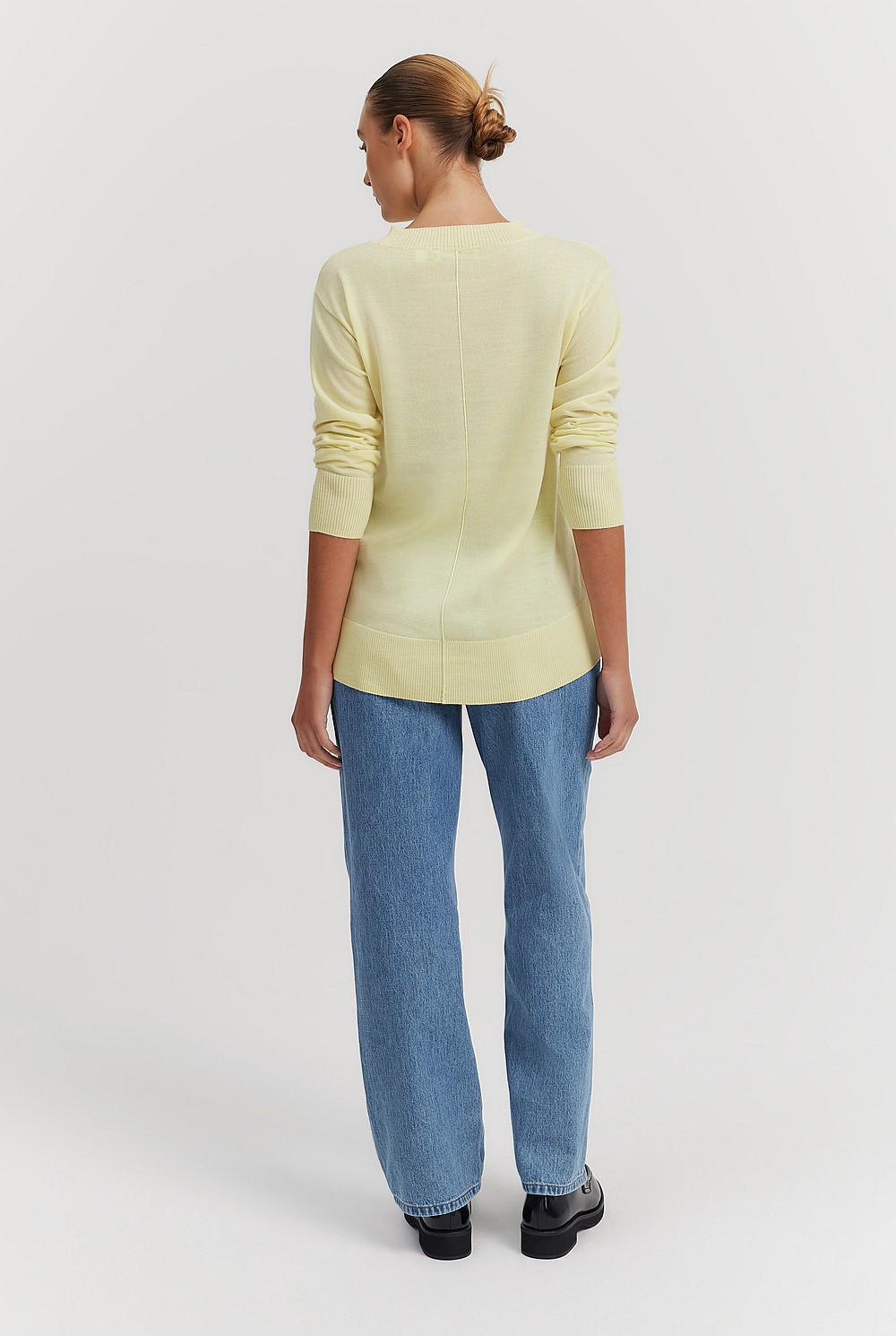 Australian Merino Wool Crew Neck Knit