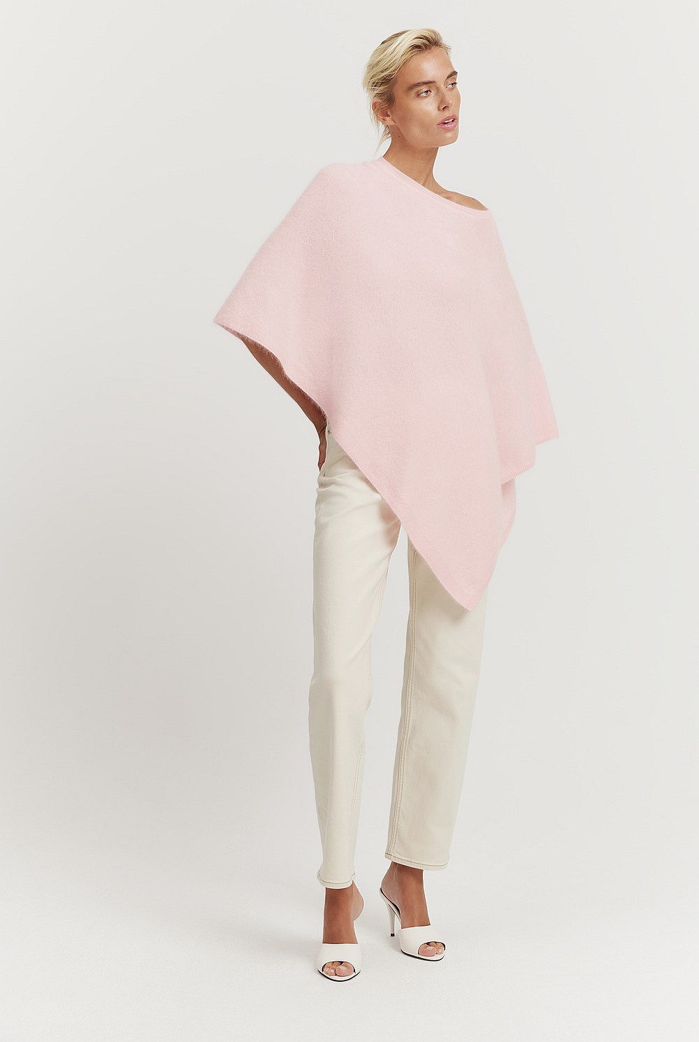 Brushed GCS-certified Cashmere Wrap