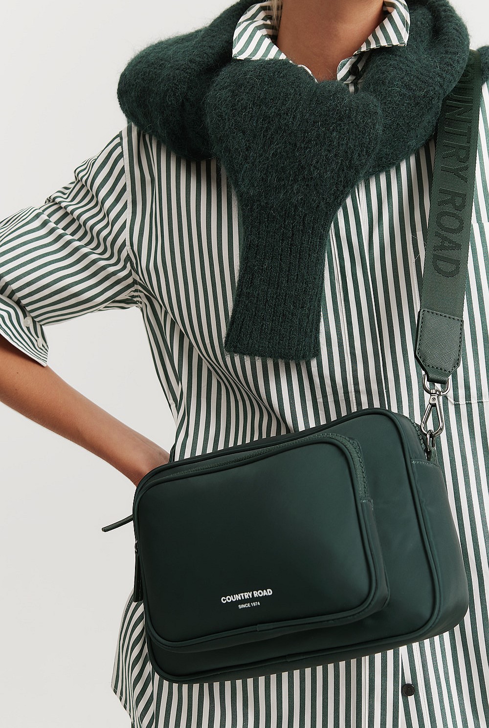 Recycled Polyester Soft Crossbody Bag