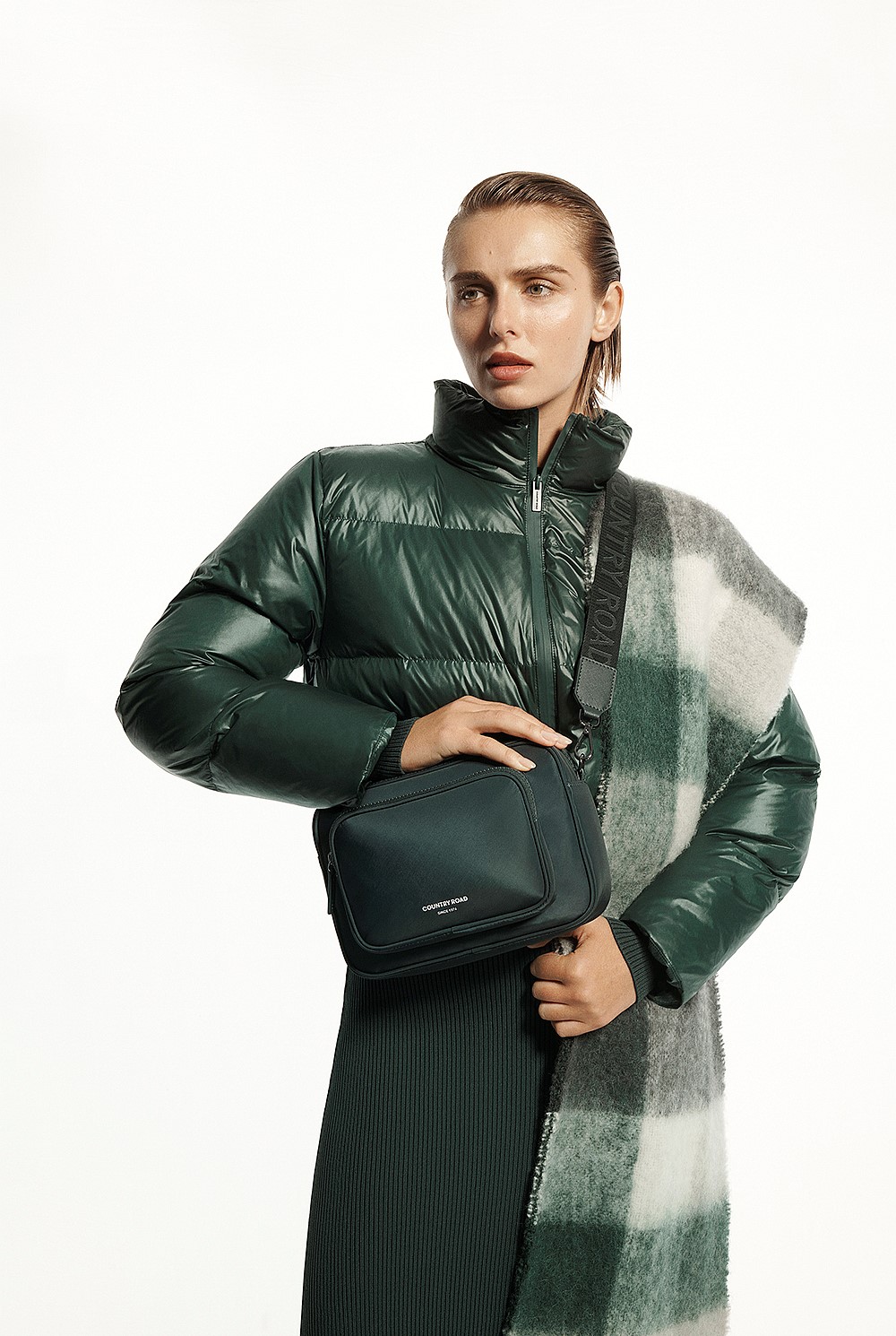 Recycled Polyester Soft Crossbody Bag