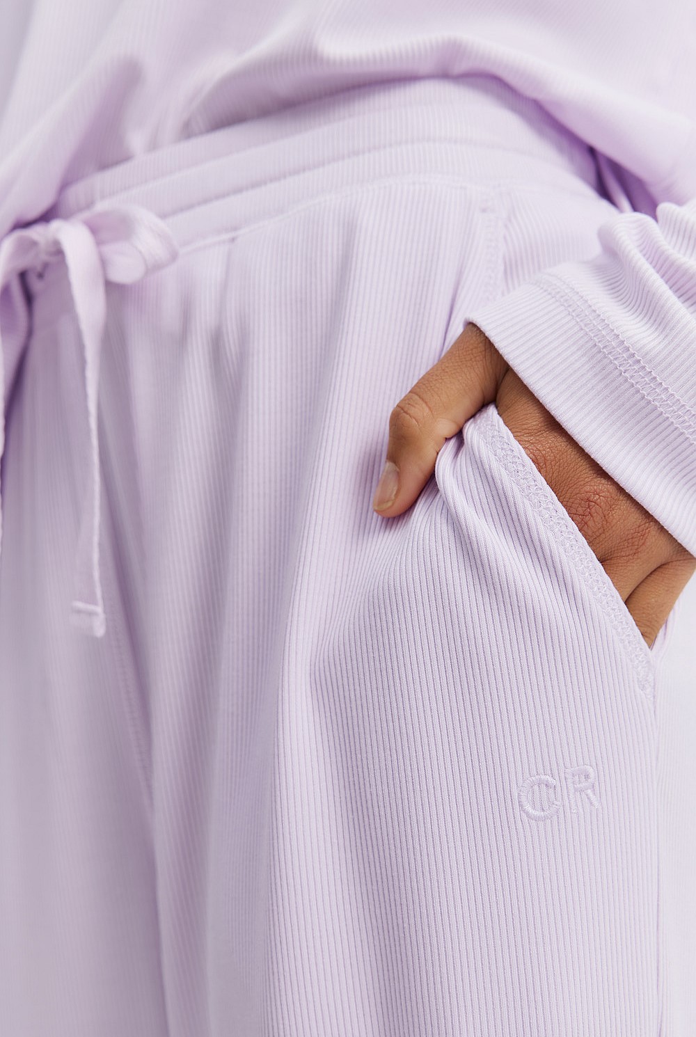 Luxe Rib Pyjama Jogger