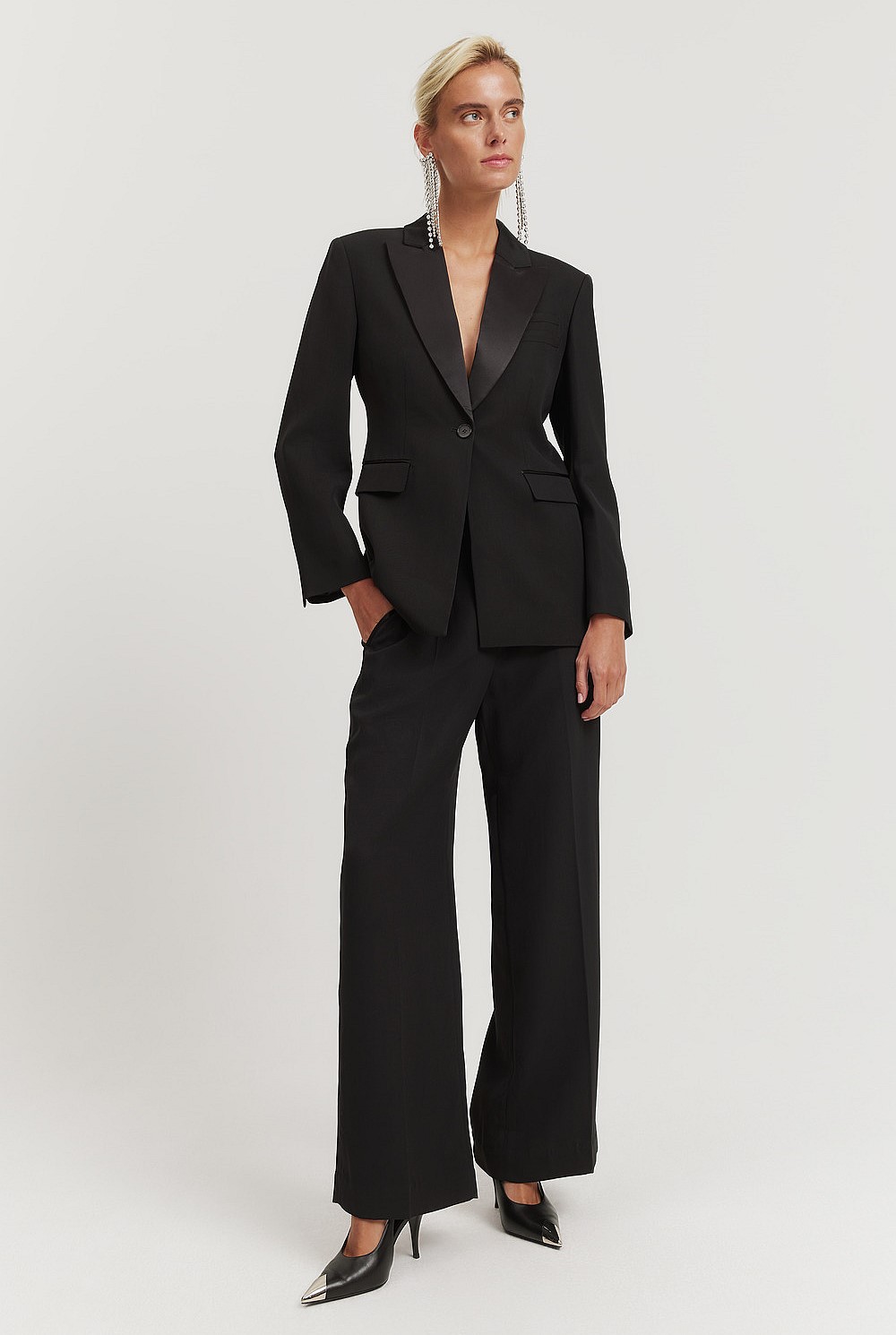 Tailored Tuxedo Blazer
