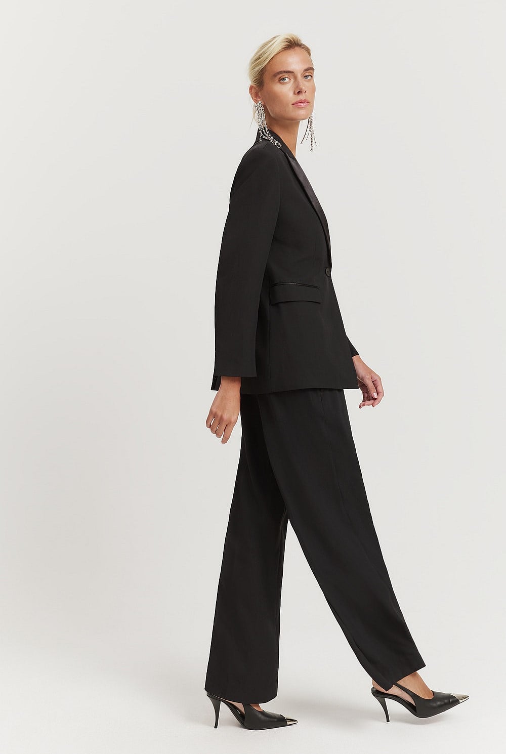 Tailored Tuxedo Blazer