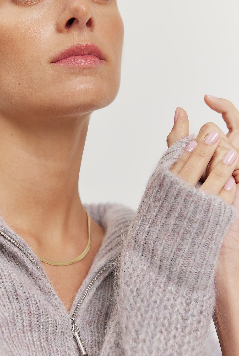 Zip Detail Knit