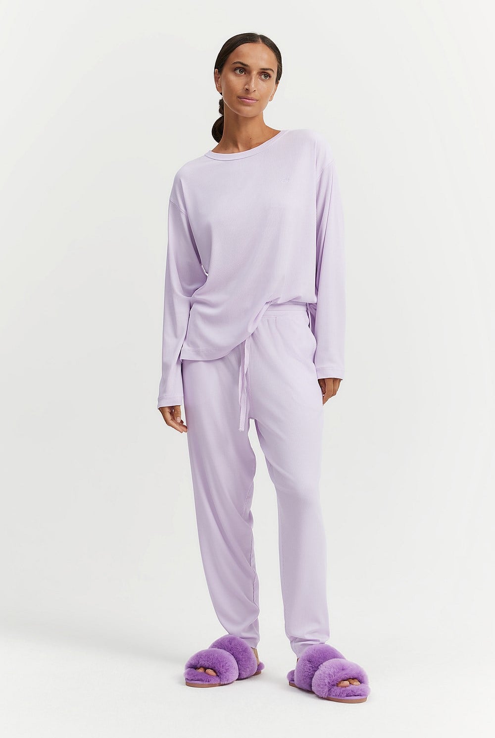 Luxe Rib Pyjama Crew
