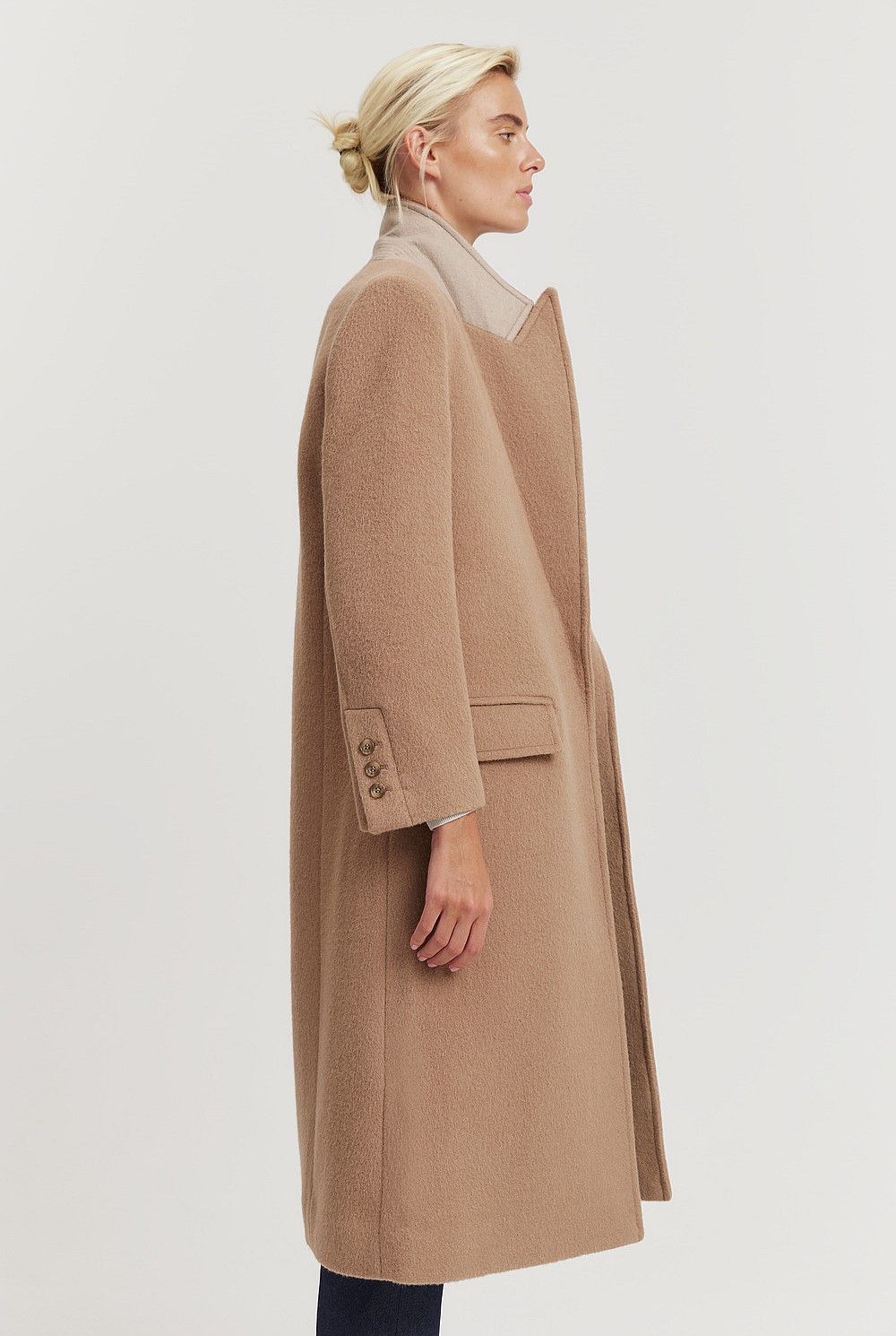 Textured Longline Coat