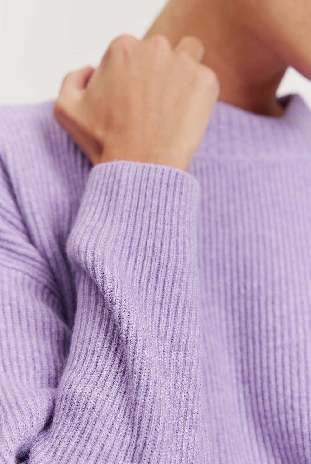 Ribbed Pullover Knit