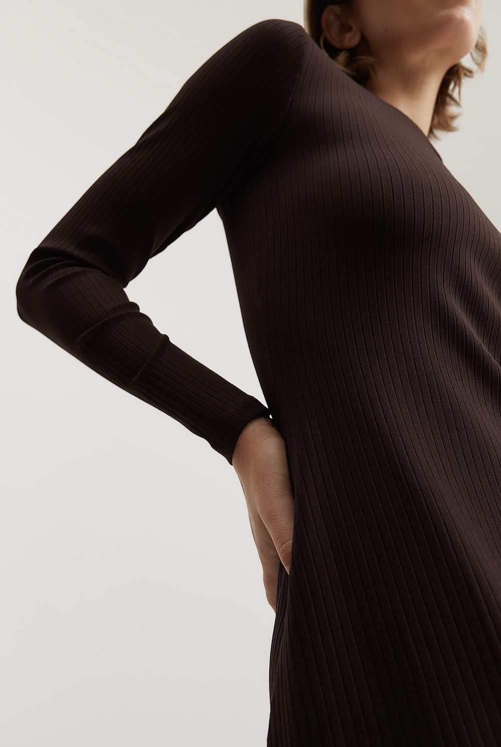 Midi Rib Dress
