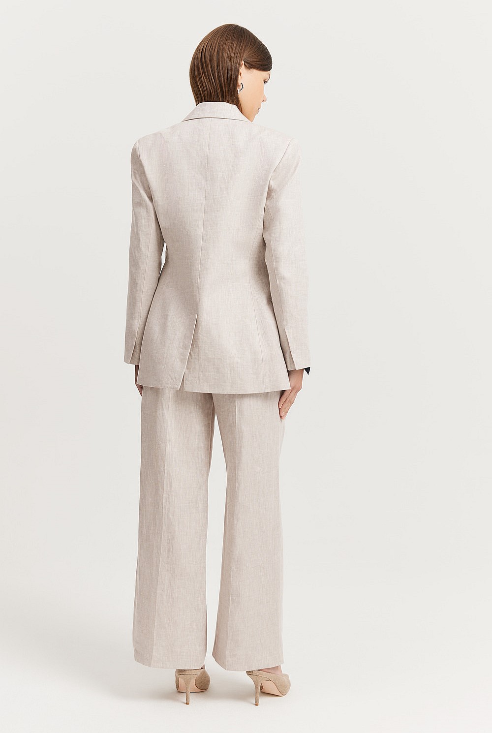 Linen Yarn Dyed Blazer