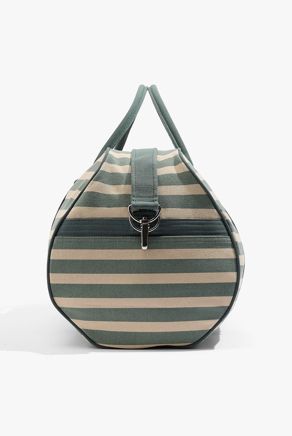 Australian Cotton Flocked Stripe Logo Tote