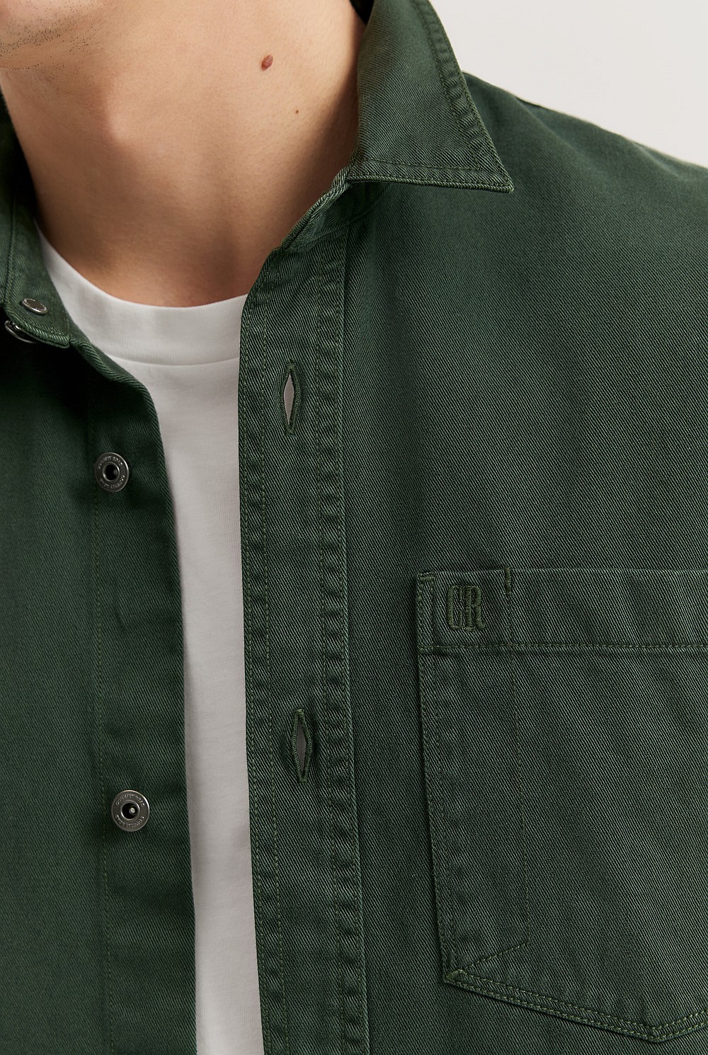 Relaxed Fit Heavy Twill Shirt