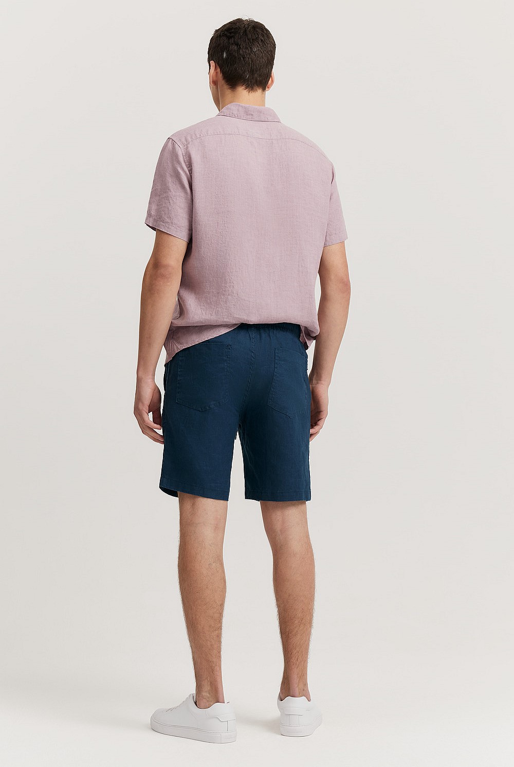 Organically Grown Linen Drawcord Short