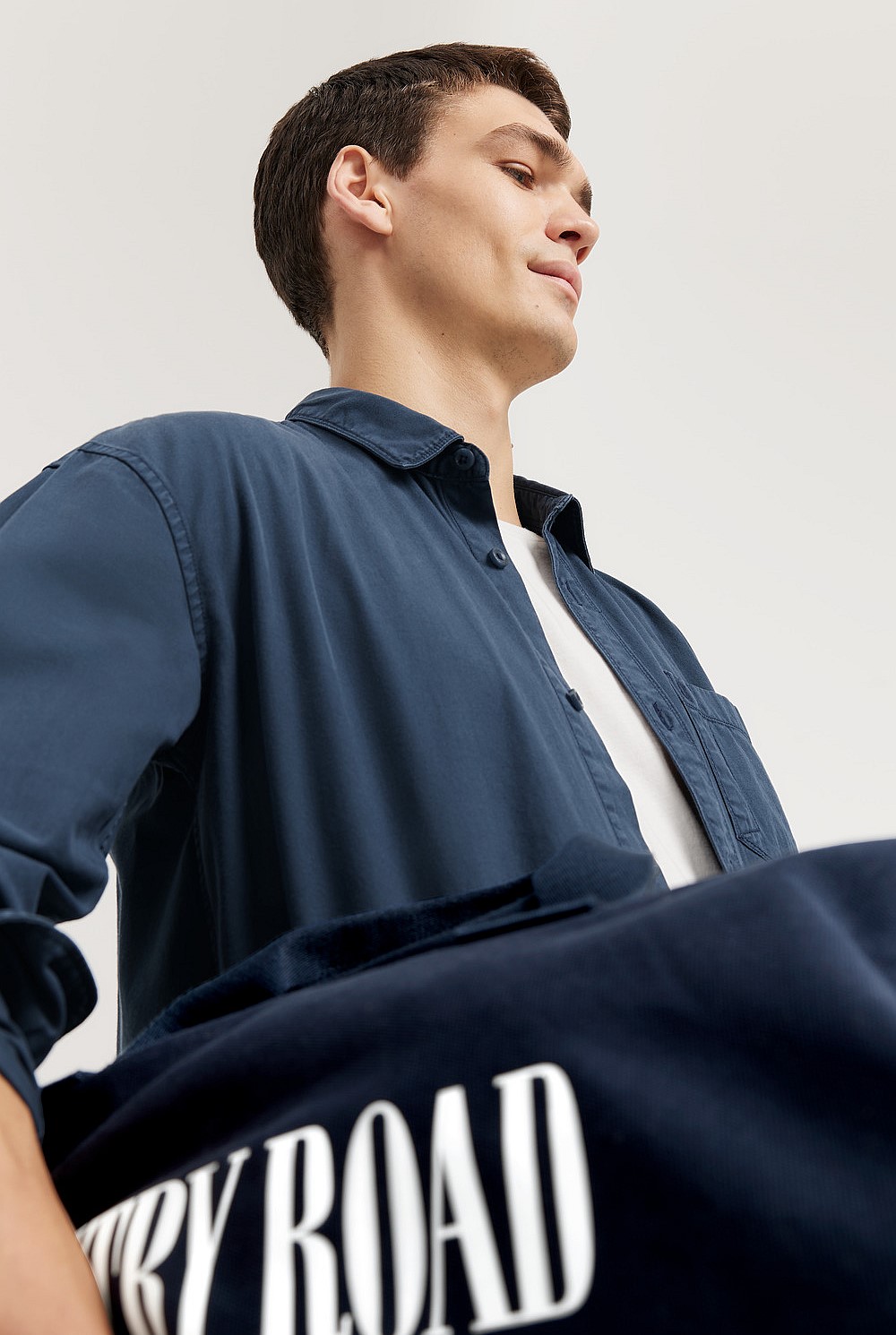 Relaxed Fit Australian Cotton Vintage Wash Shirt