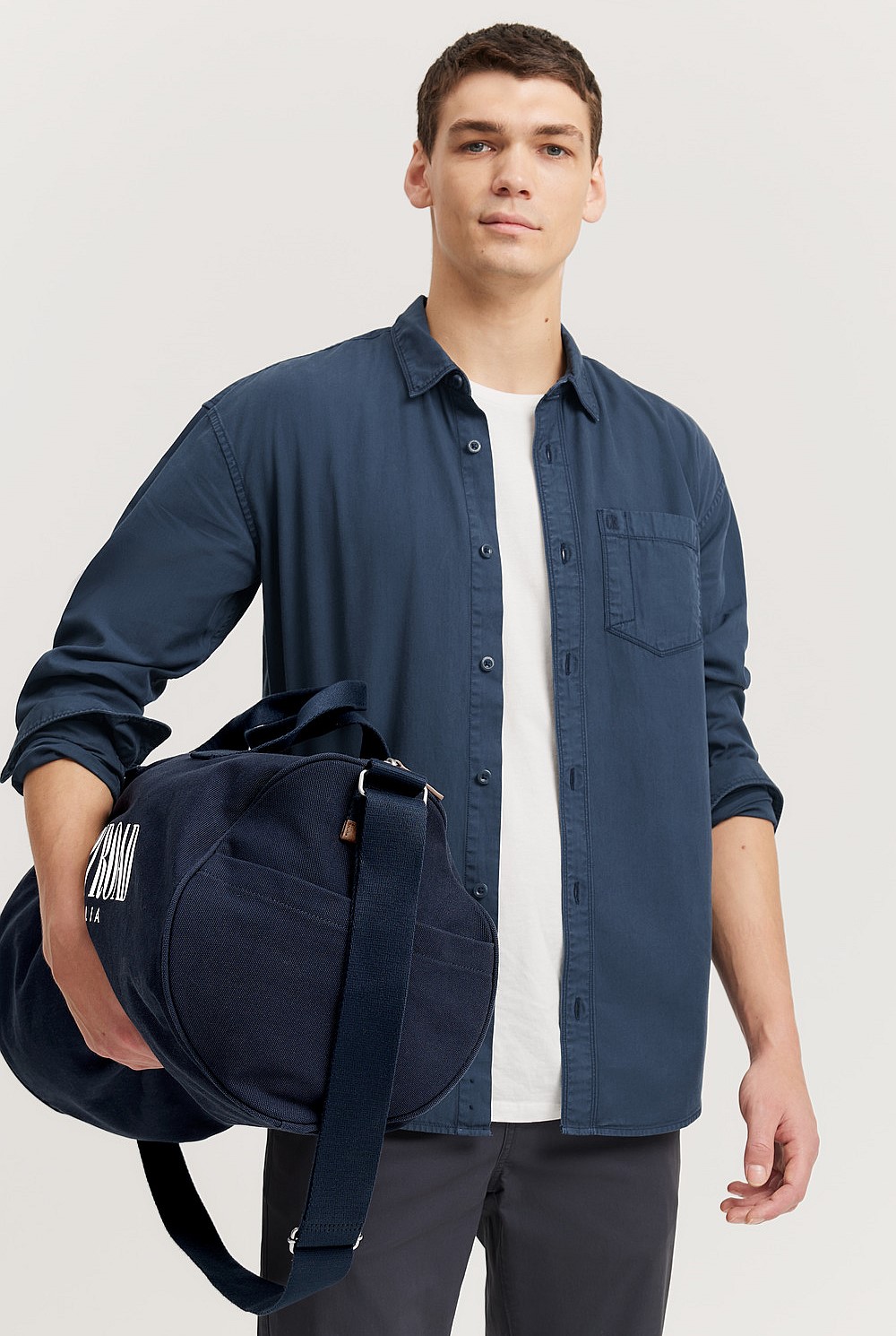 Relaxed Fit Australian Cotton Vintage Wash Shirt