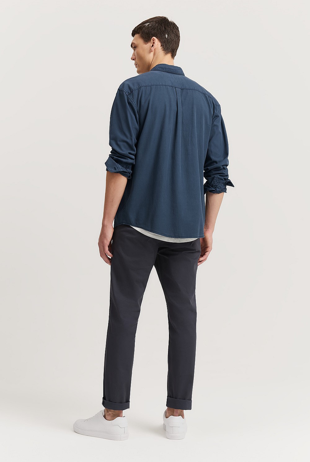 Relaxed Fit Australian Cotton Vintage Wash Shirt