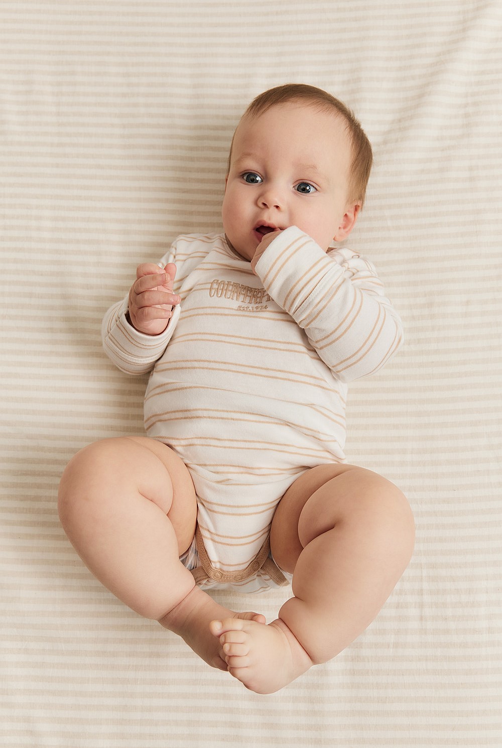 Organically Grown Cotton Heritage Long Sleeve Bodysuit