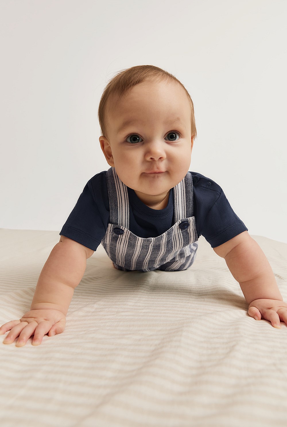 Organically Grown Cotton Textured Overall