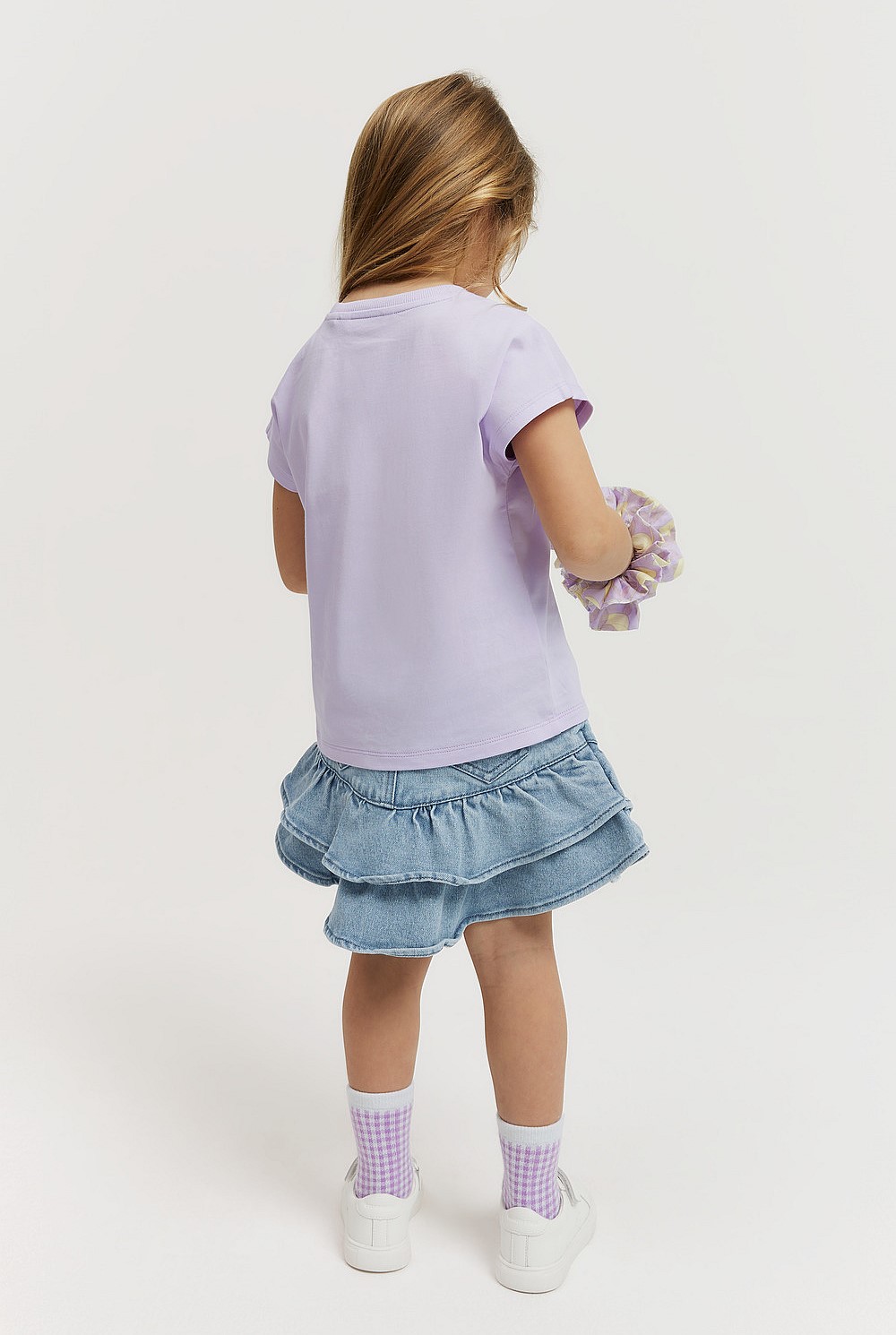 Organically Grown Cotton Sequin Logo T-Shirt