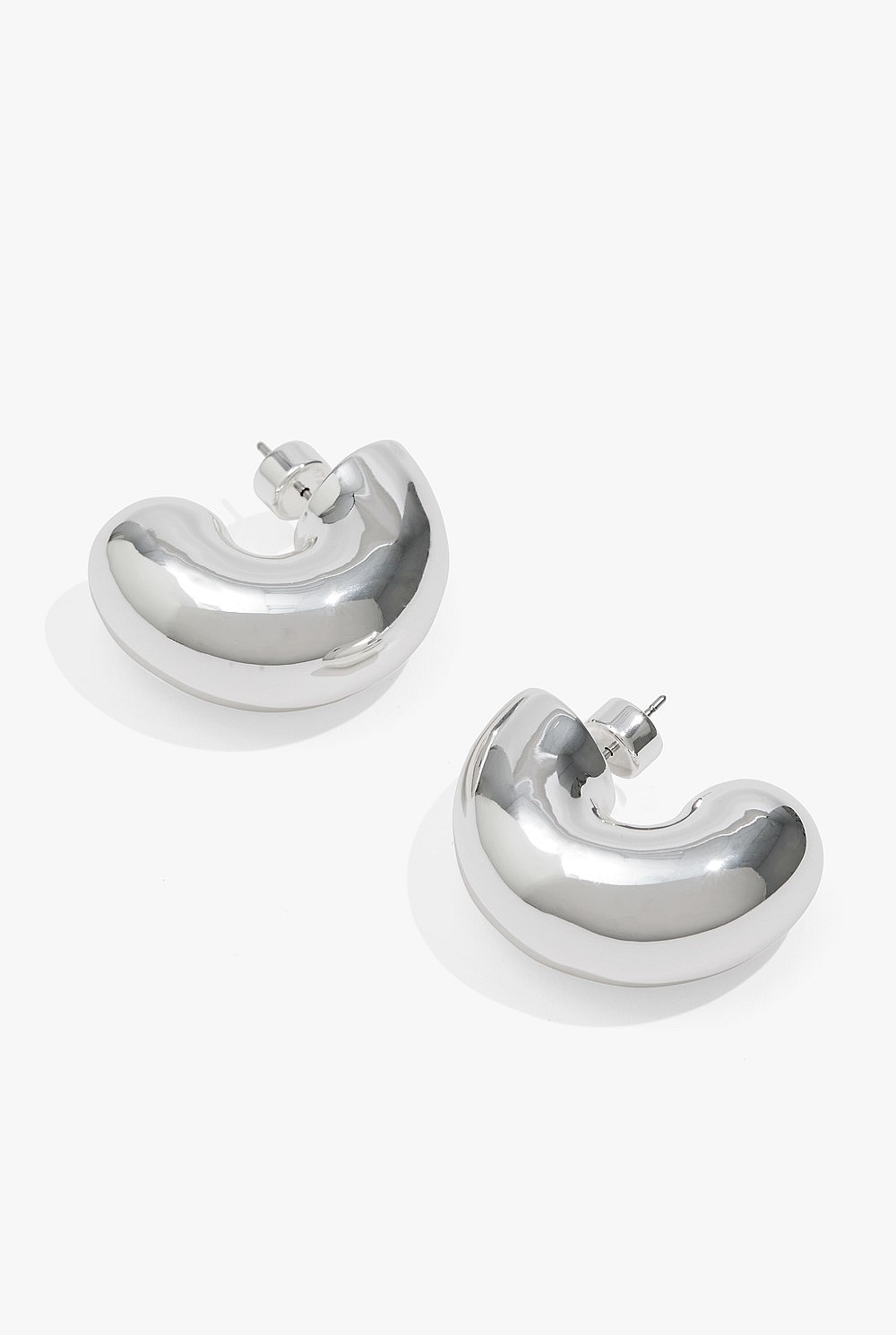 Statement Round Hoop Earring