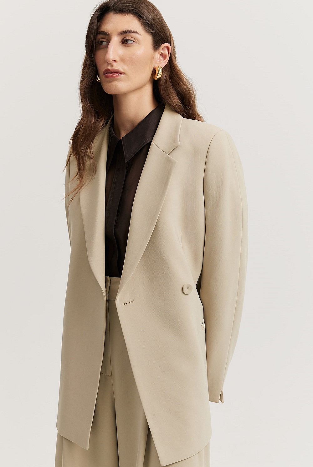 Longline Slim Blazer