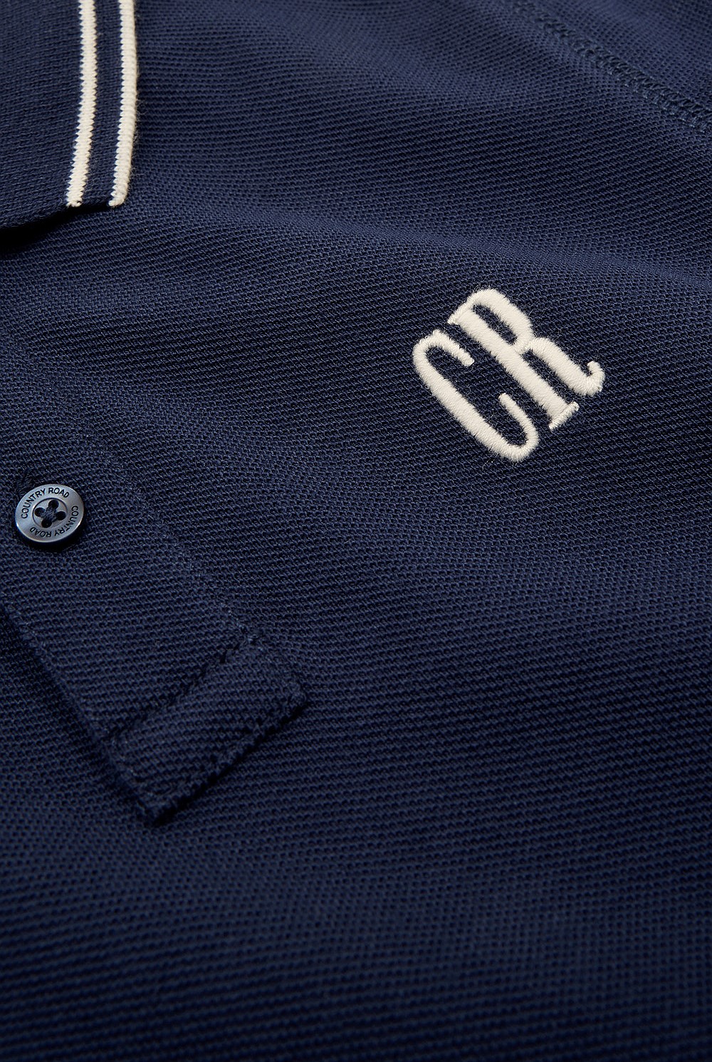 Organically Grown Cotton Logo Polo Shirt