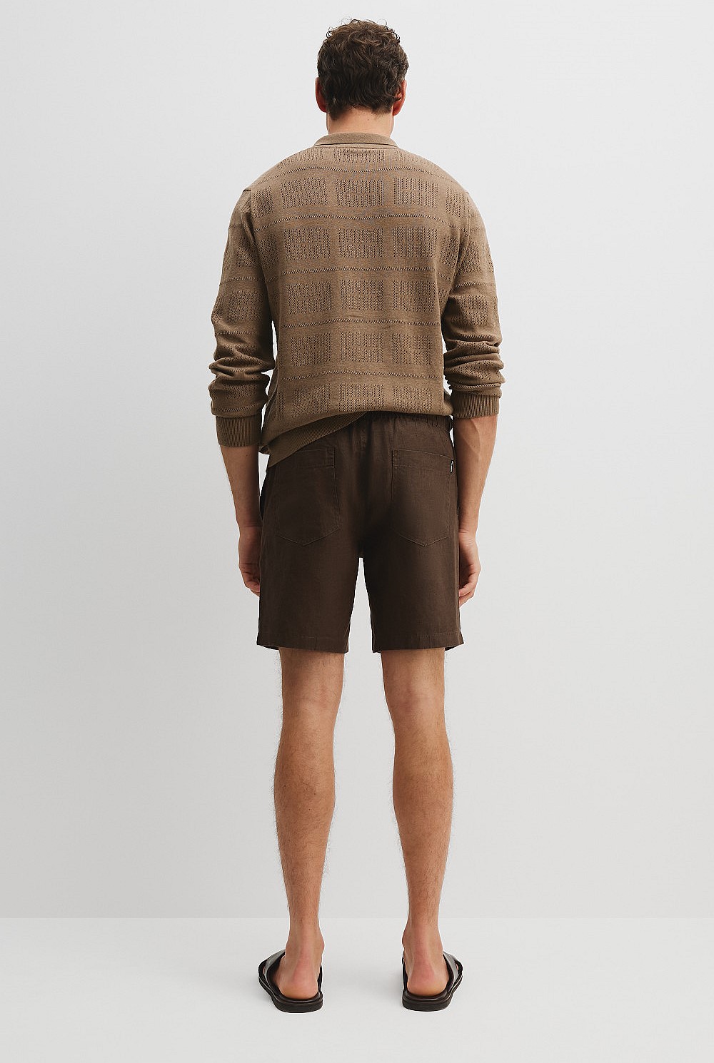 Organically Grown Linen Drawcord Short