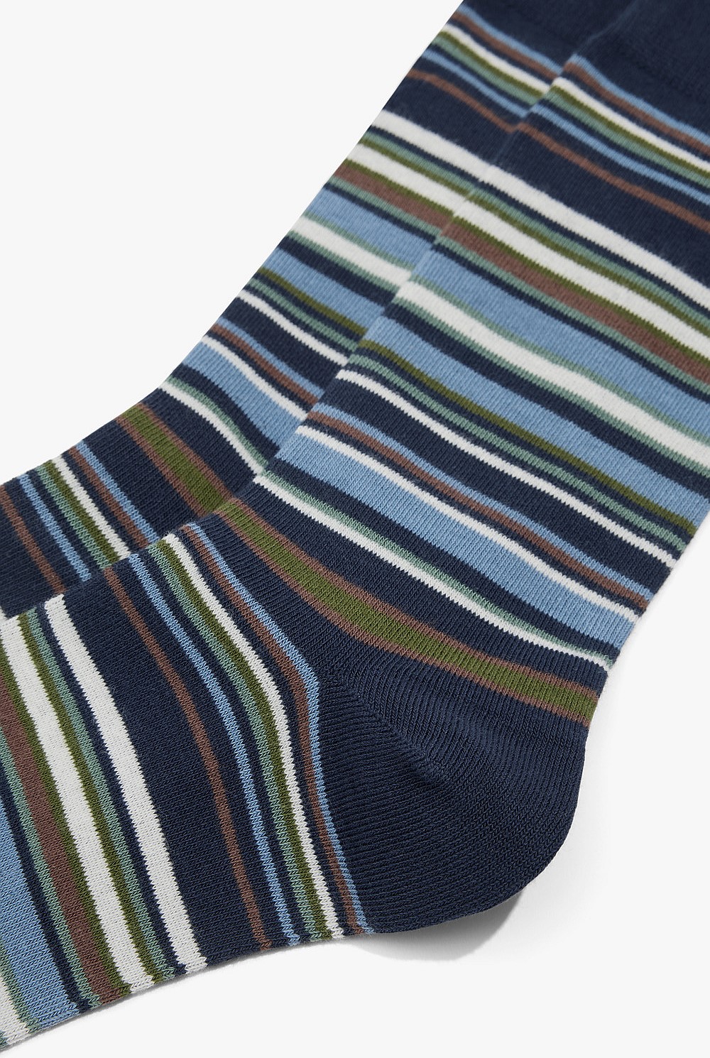 Australian Cotton Blend Stripe Sock