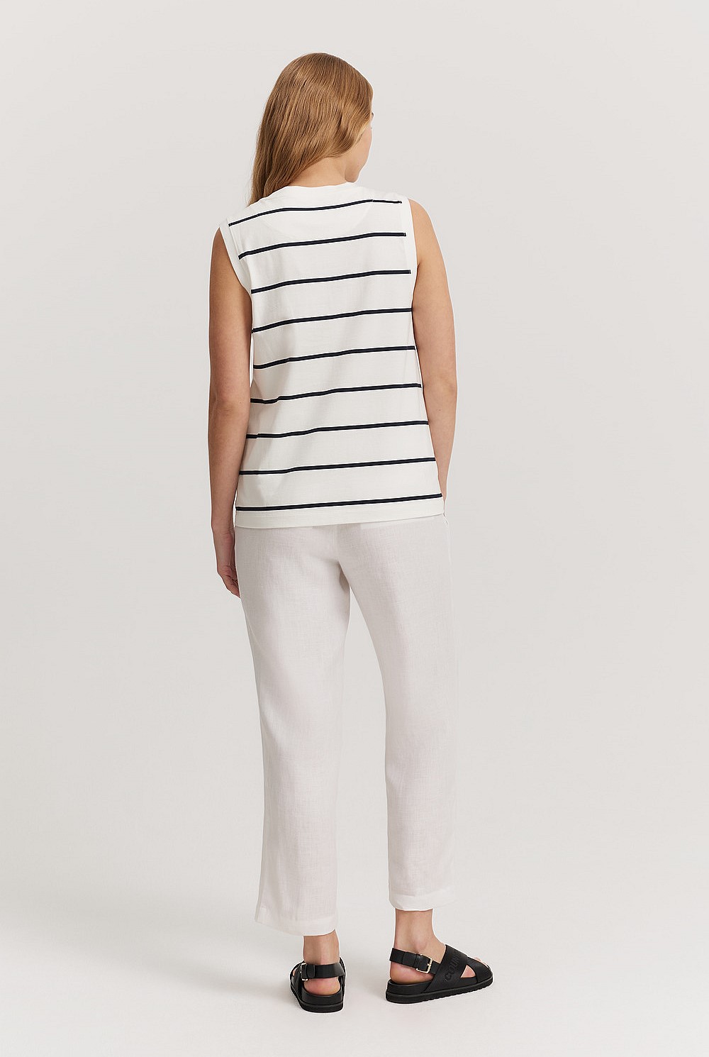 Australian Cotton Stripe Heritage Tank