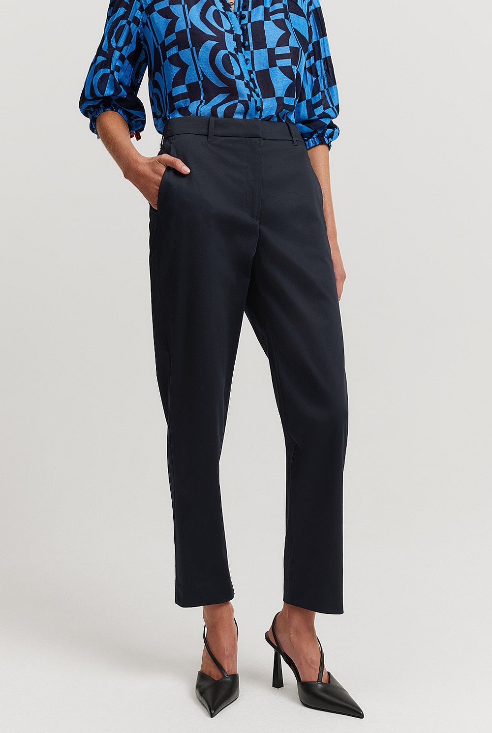 Cotton Sateen Pant