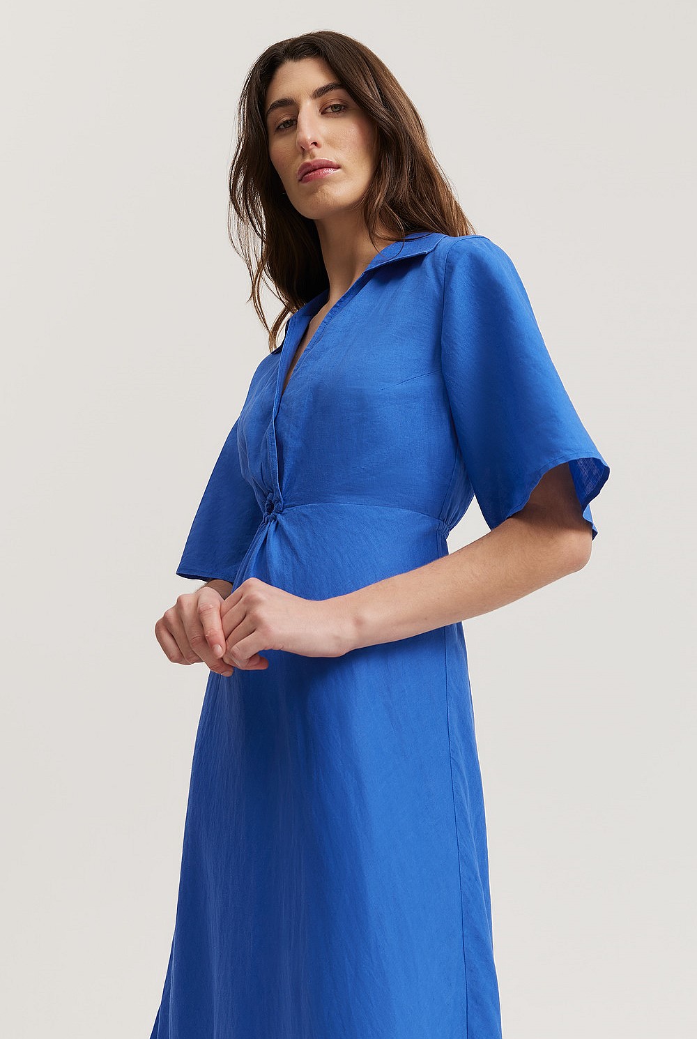 Cut-out Midi Dress