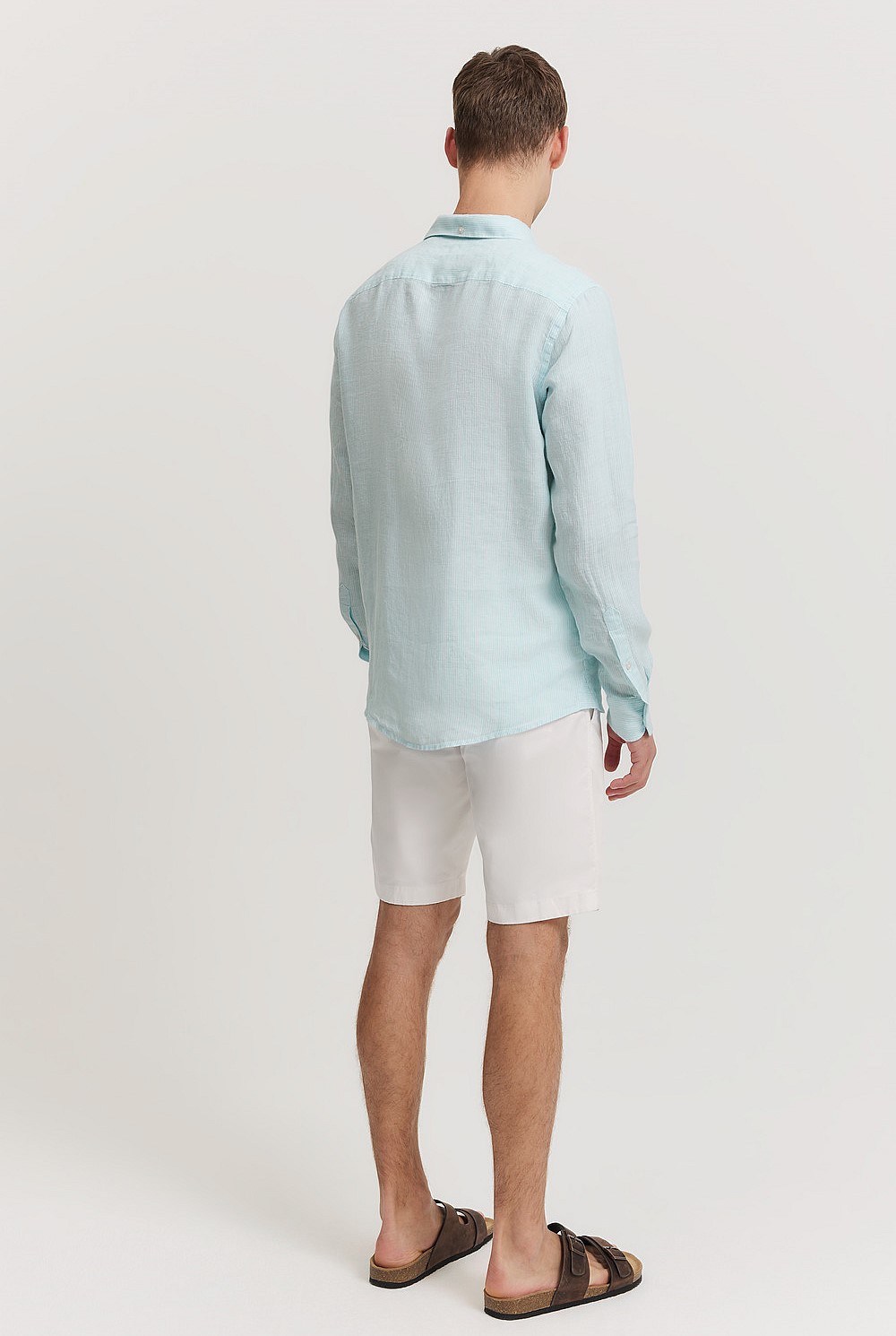 Regular Fit Organically Grown Linen Stripe Shirt