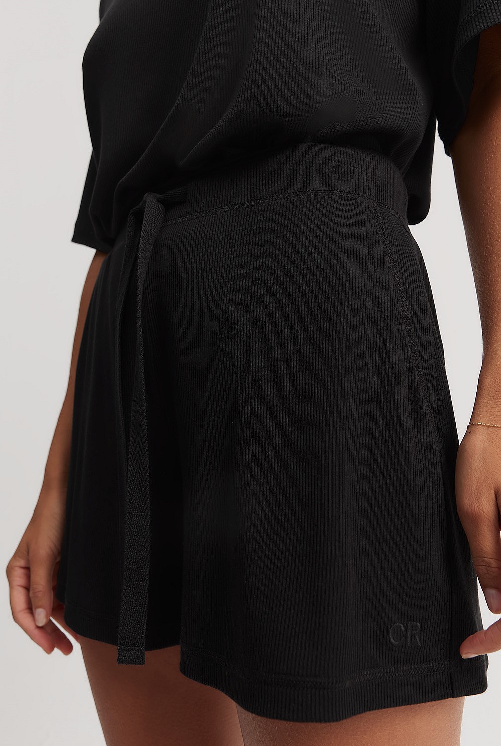 Luxe Rib Pyjama Lounge Short