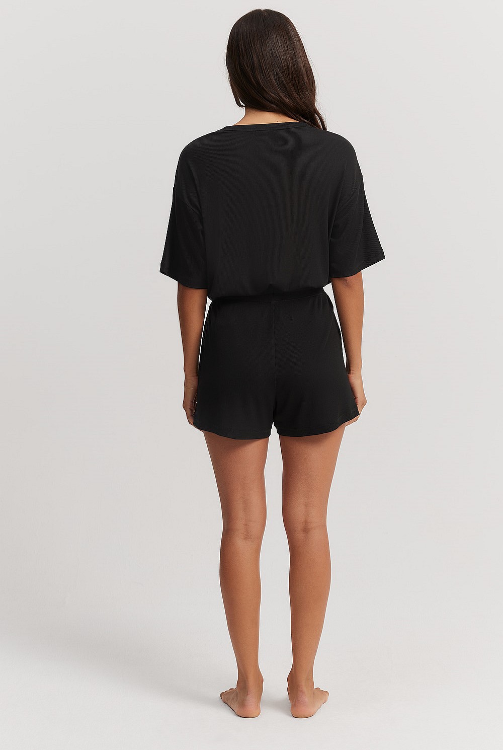 Luxe Rib Pyjama Lounge Short