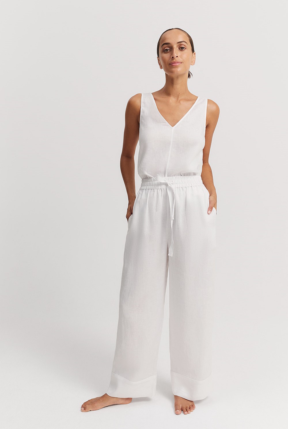 Organically Grown Linen Lounge Pyjama Set