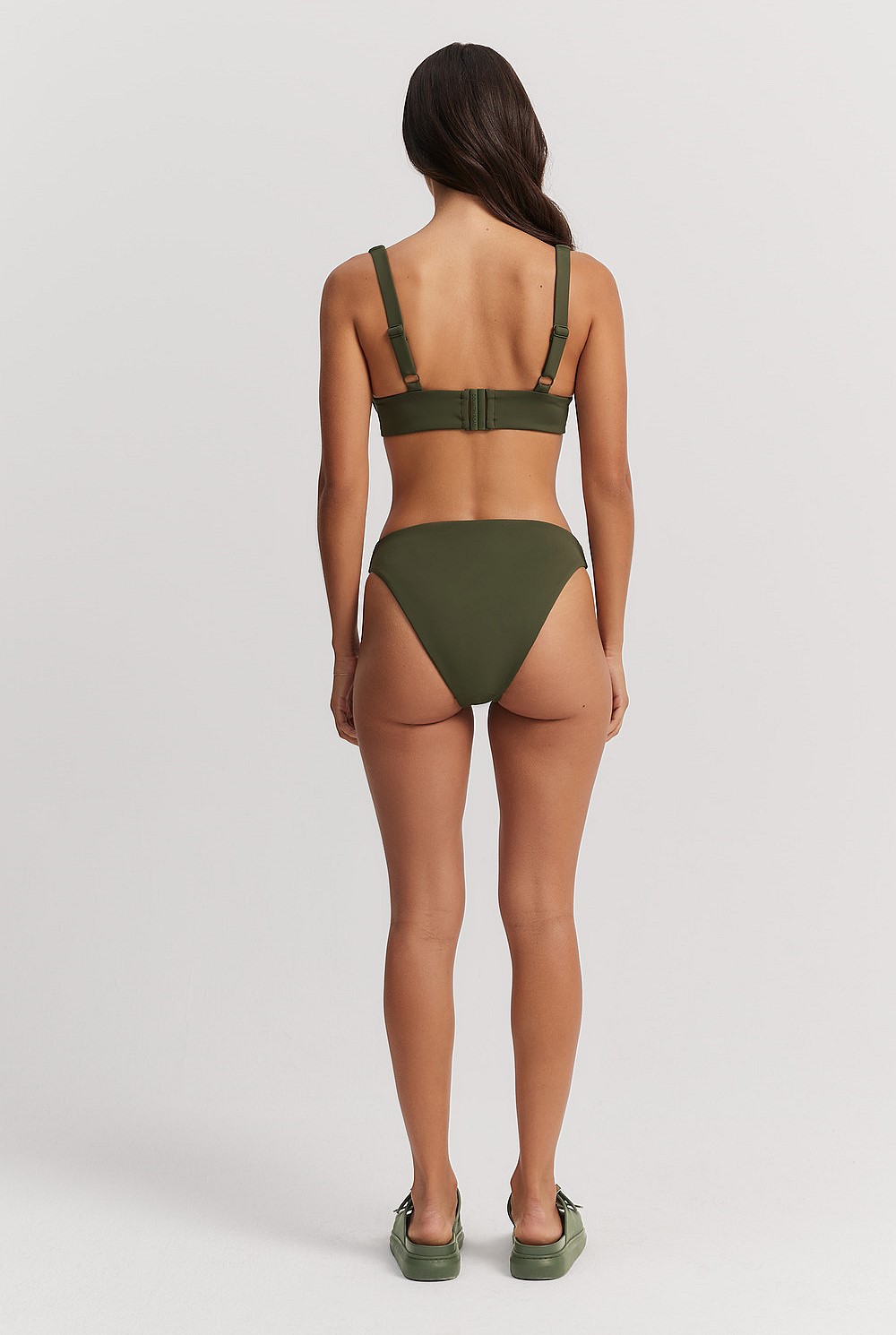 Recycled Nylon Blend Triangle Bikini Top