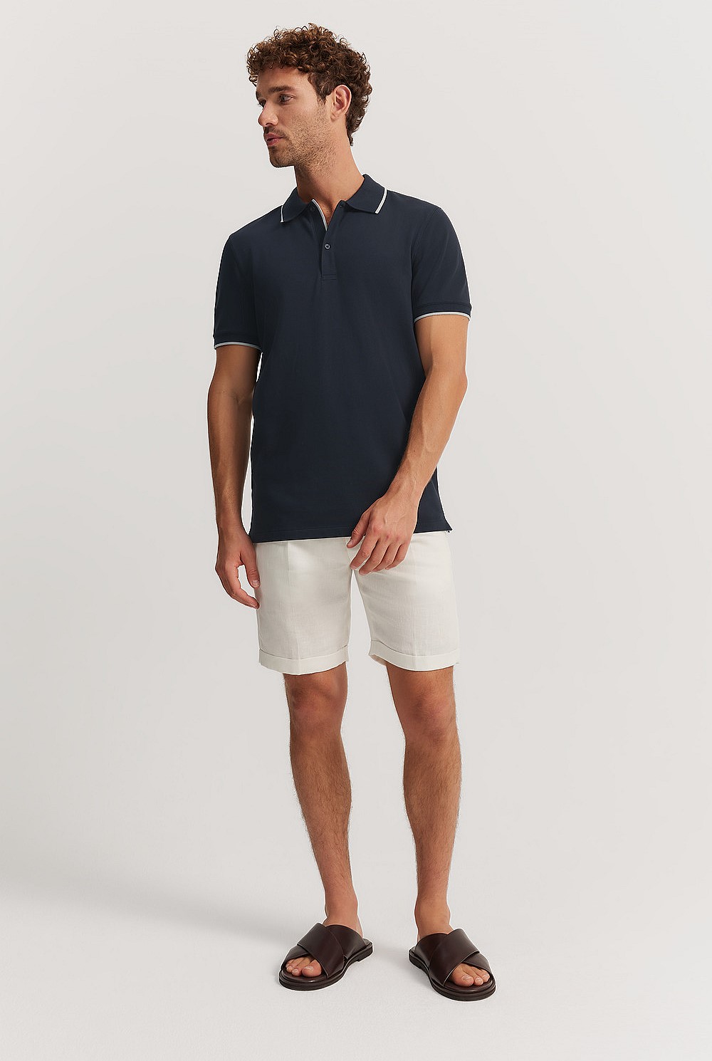 Slim Fit Stretch Pique Polo