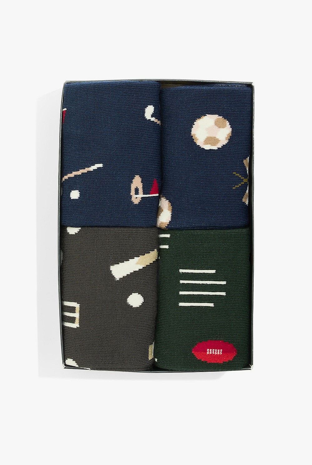 Australian Cotton Blend Sport Sock Pack of 4